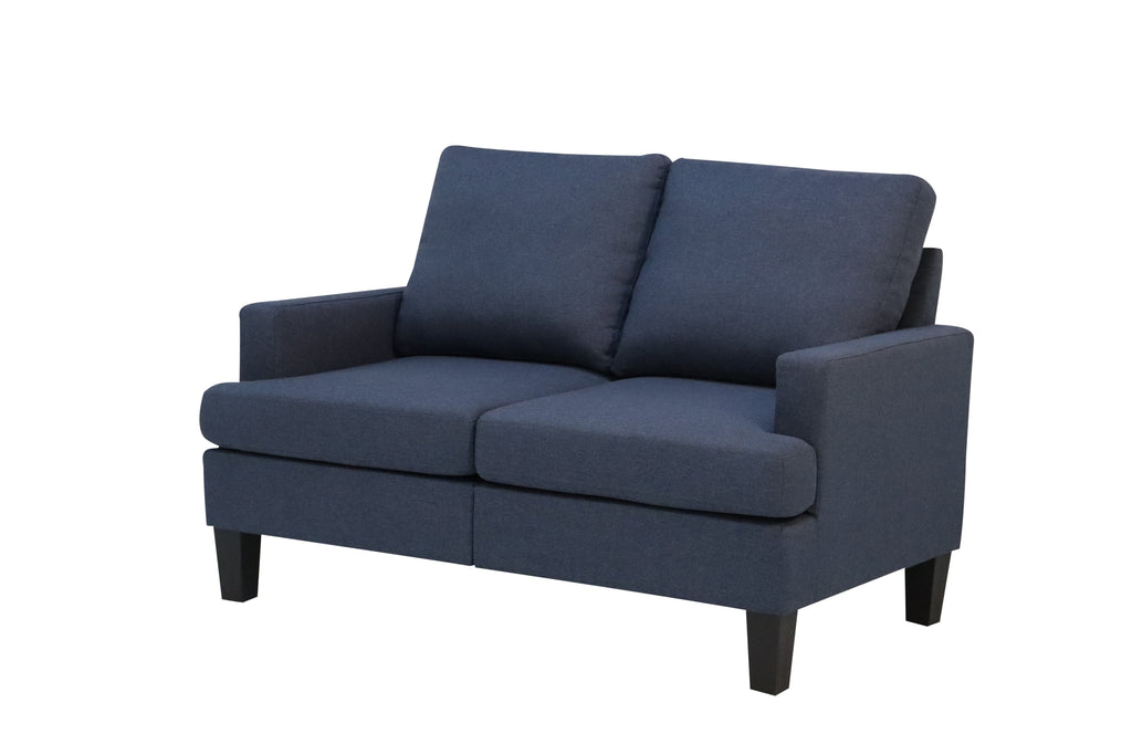 Kingsley heather blue couch