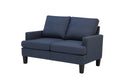 Kingsley heather blue couch