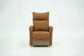 Rainbow Home tan genuine leather manual recliner