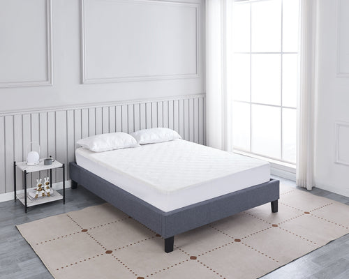 Daytona slatted bed base angled bedroom view