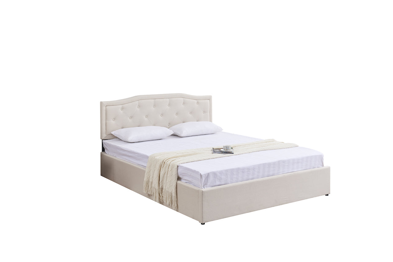 Boston storage bed base angled view