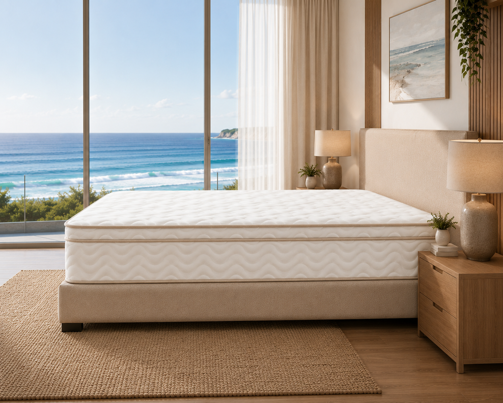 Tuscana pocket spring mattress alternate angle