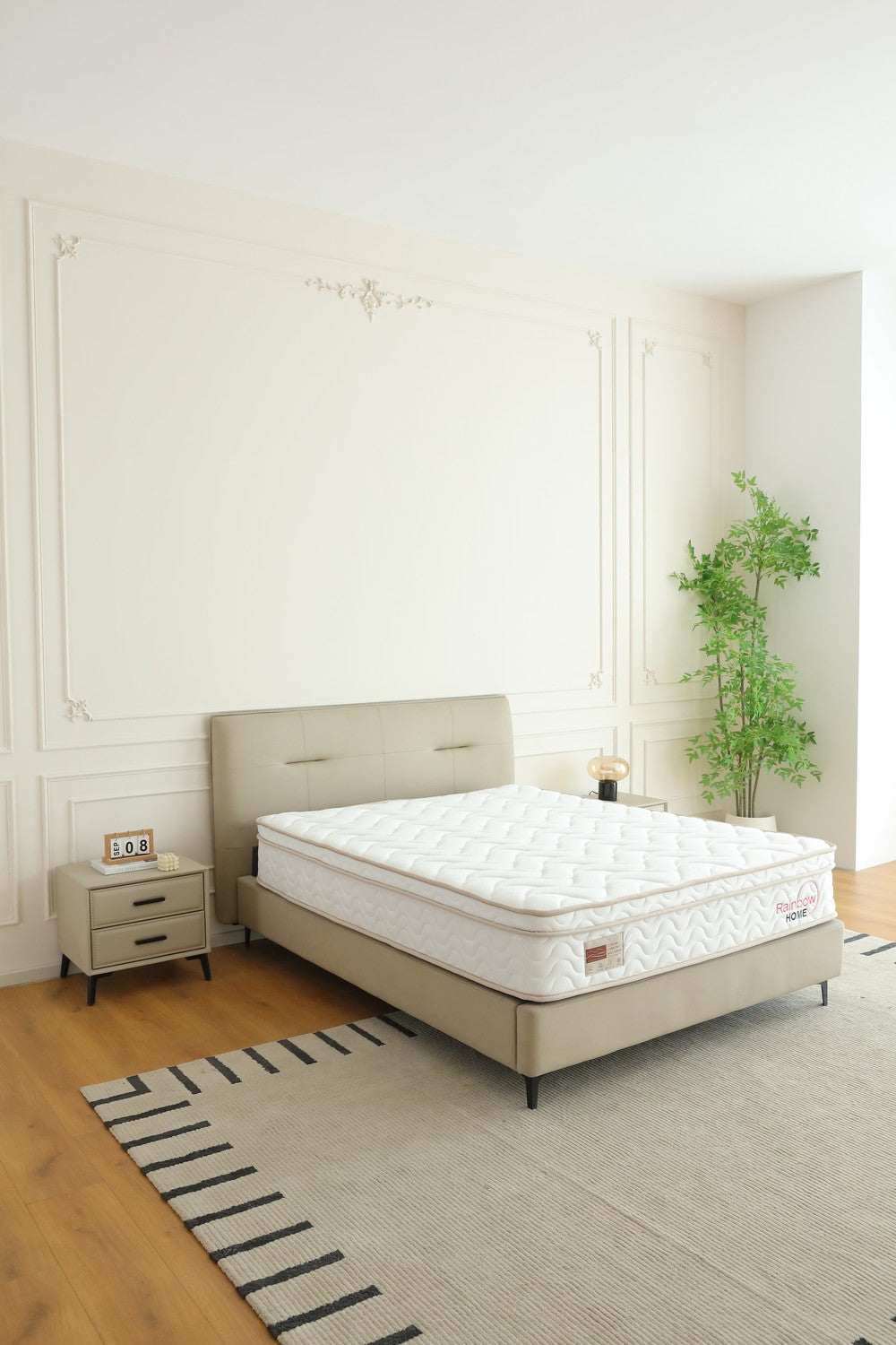 Tuscana medium-firm mattress lifestyle bedroom view