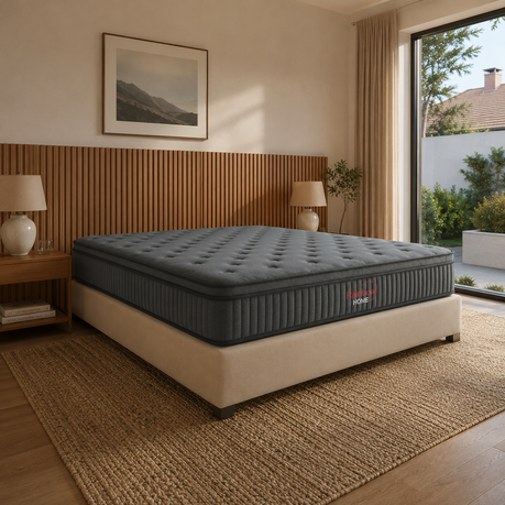 Victoria 28 cm Euro-top mattress side view